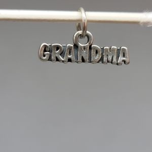 Sterling Silver Grandma charm